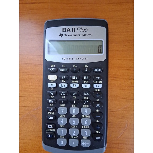 Texas Instruments BA II PLUS Financial Calculator - Picture 2 of 5